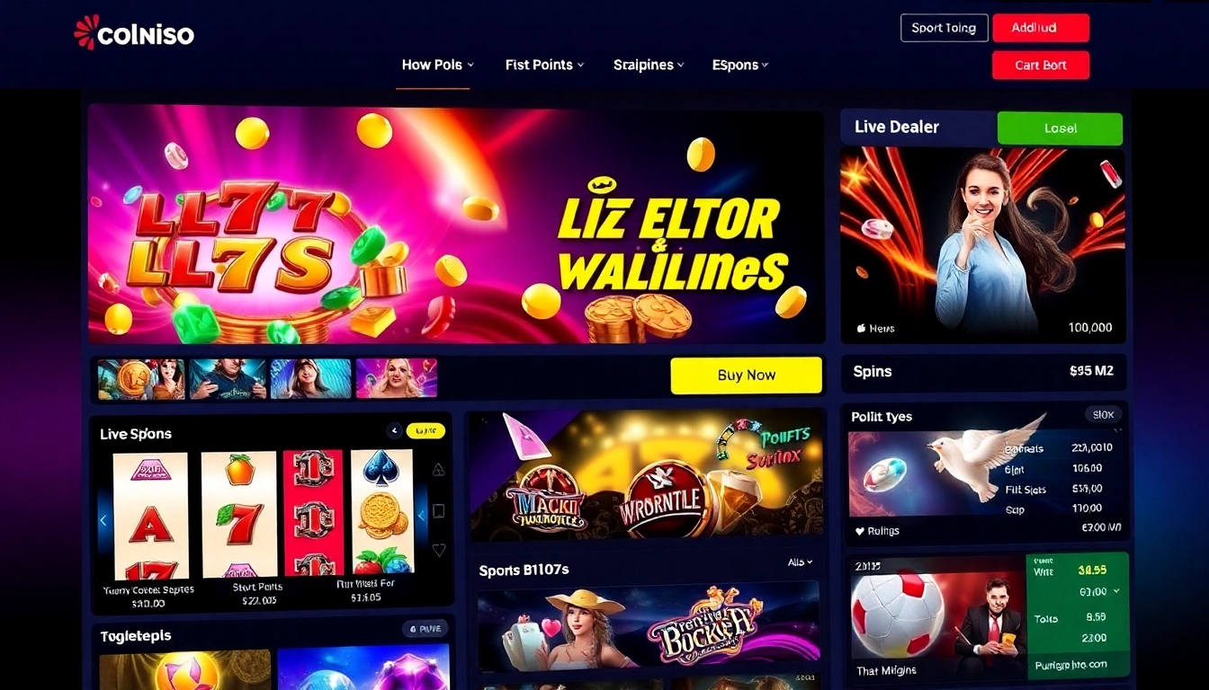 Screenshot of ck4444.net online casino interface showing slots, live dealer, and sports betting features, highlighting engaging gameplay and security.
