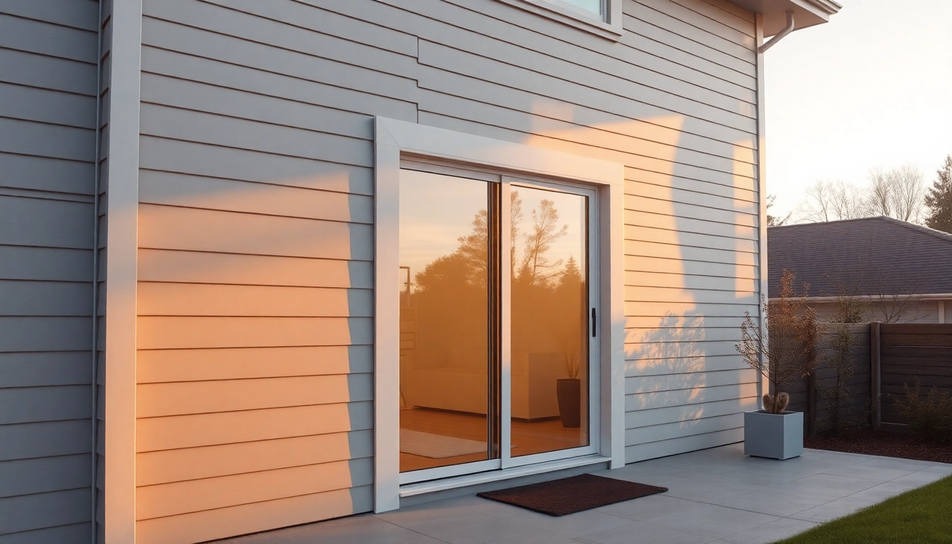 Relaxed homeowner demonstrates how to replace a sliding glass door with a modern, efficient unit.